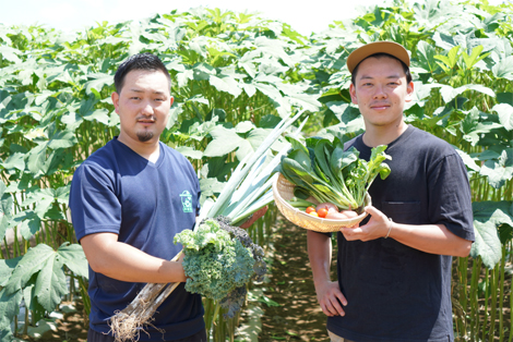 オーナーと将暢さんの写真