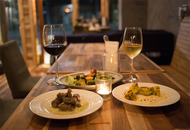 ディナーの写真