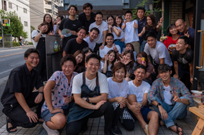 貸切での飲み会の時の写真